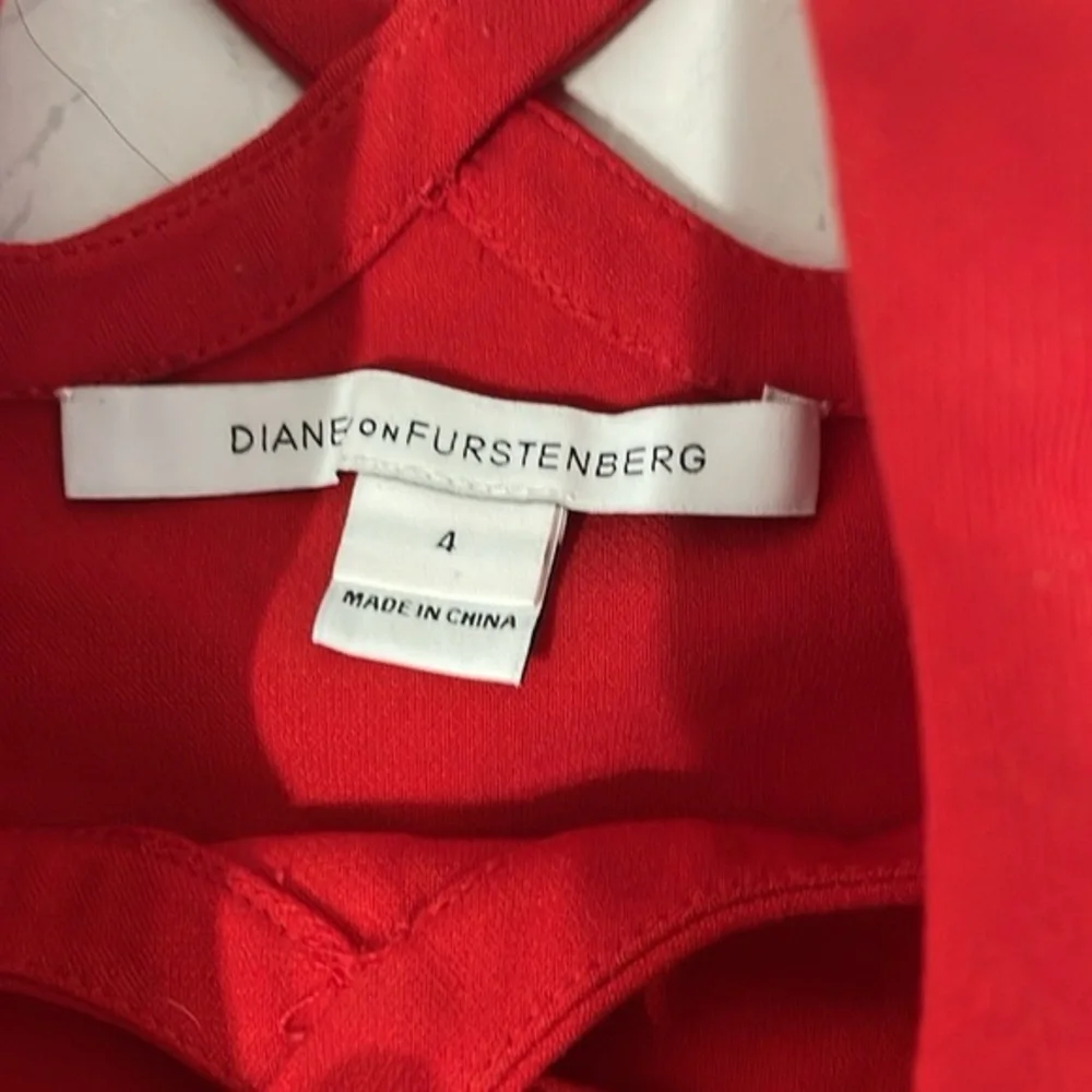 DIANE VON FURSTANBURG DVF Poppy Red Carmen Cutout Mini - Picture 5 of 12